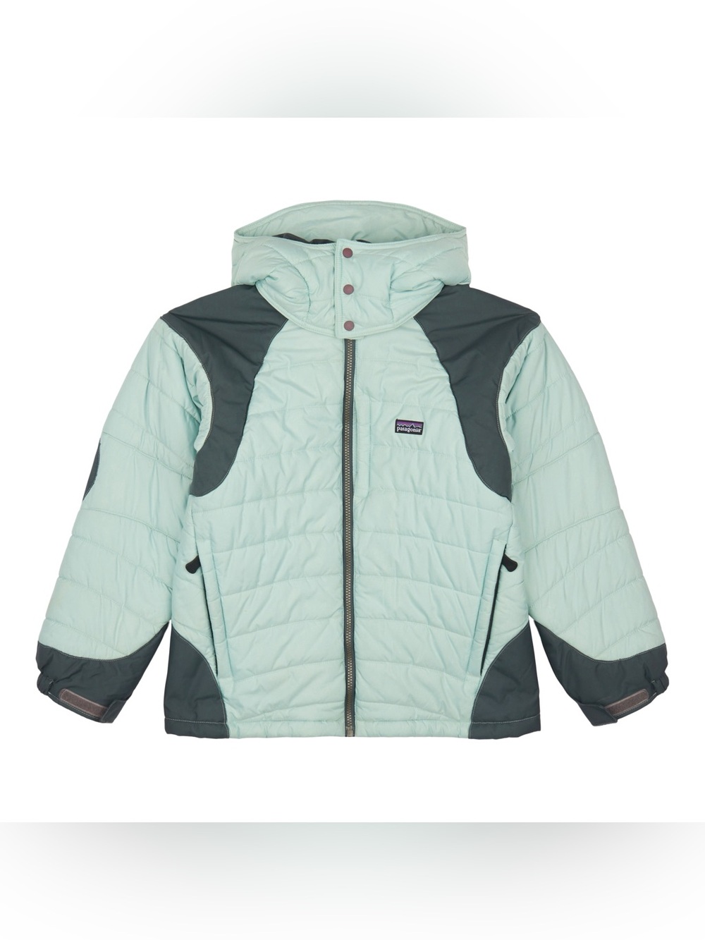 Patagonia Detachable Hood Full Zip Insulated Puff Rider Ski Jacket